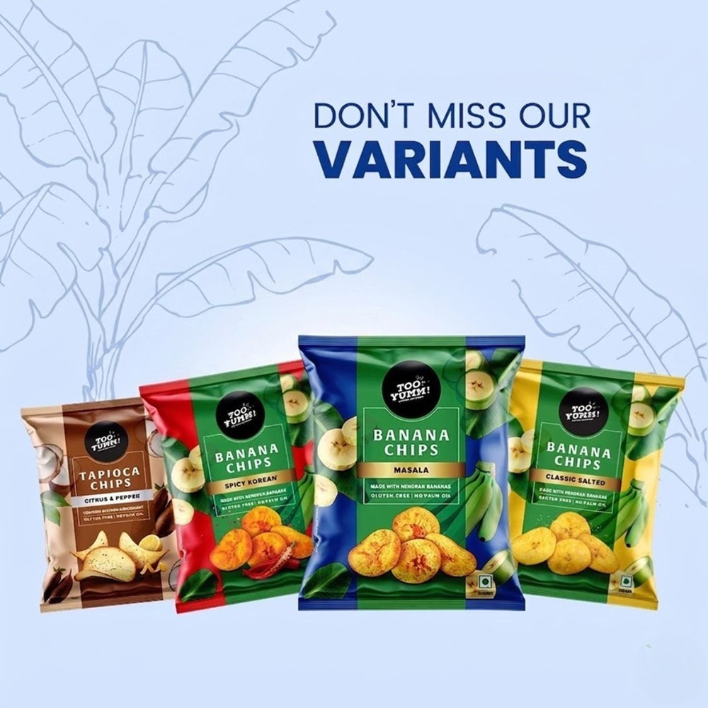 Too Yumm Masala Banana Chips (No Palm Oil)