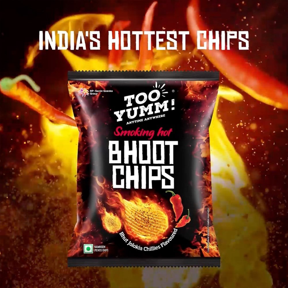 Too Yumm Smoking Hot Bhoot Potato Chips - Spicy Chilli
