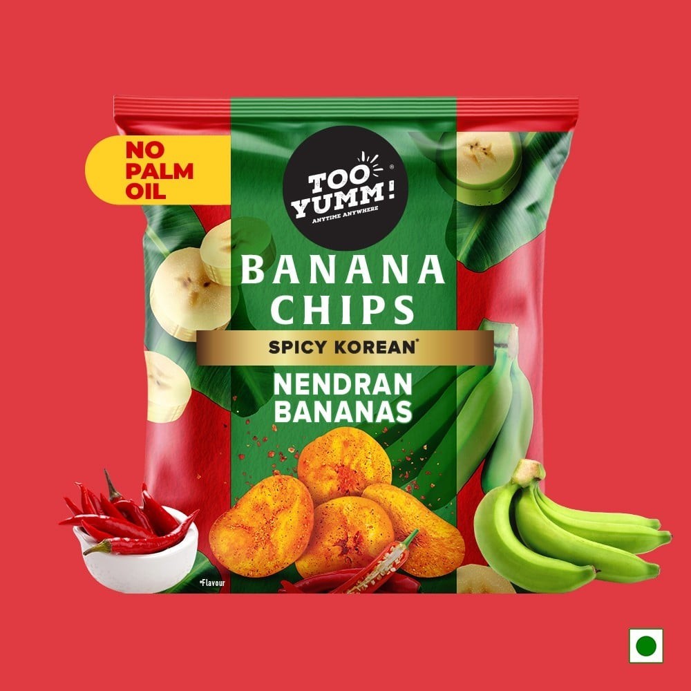 Too Yumm Spicy Korean Banana Chips (No Palm Oil)