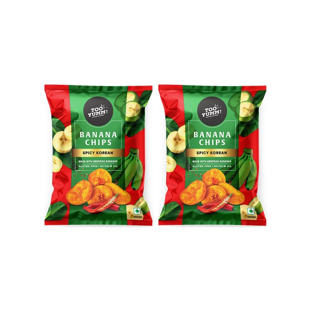 Too Yumm Spicy Korean Banana Chips (No Palm Oil)