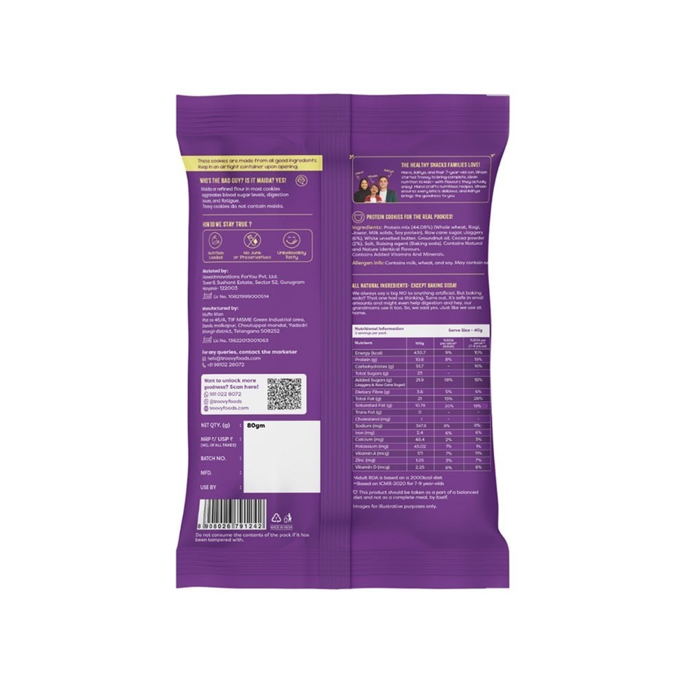 Troovy High Protein Chocolate Cookies