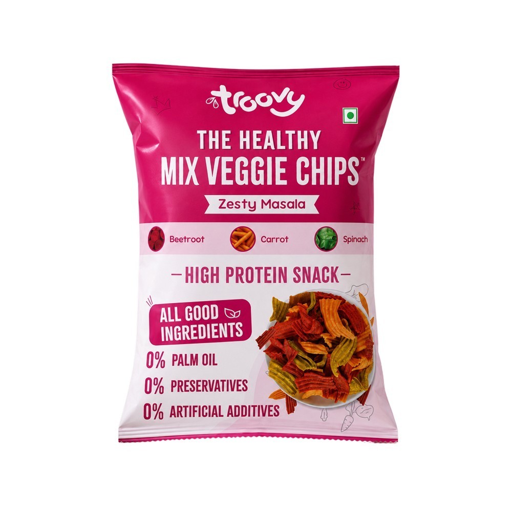 Troovy High Protein Mix Veggie Chips