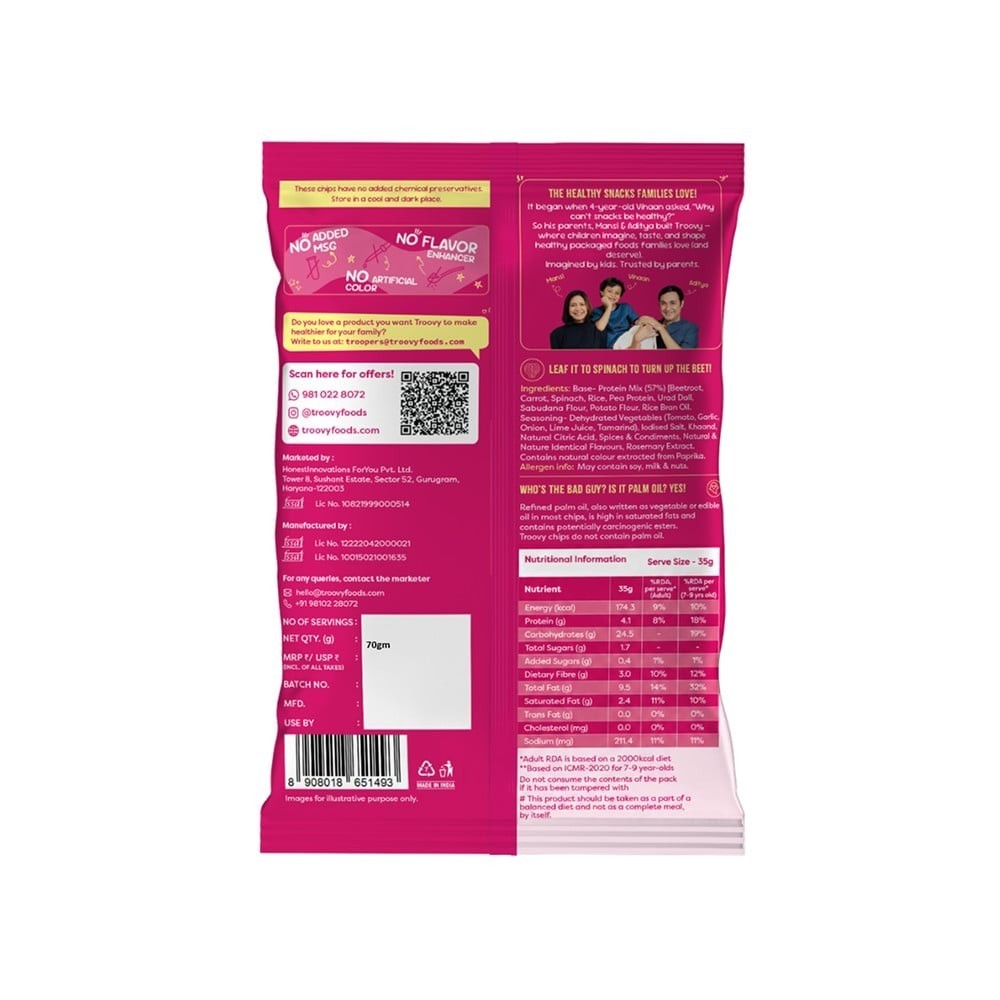 Troovy High Protein Mix Veggie Chips