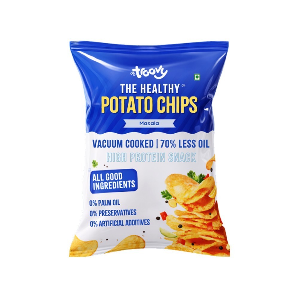 Troovy High Protein Potato Chips - Masala
