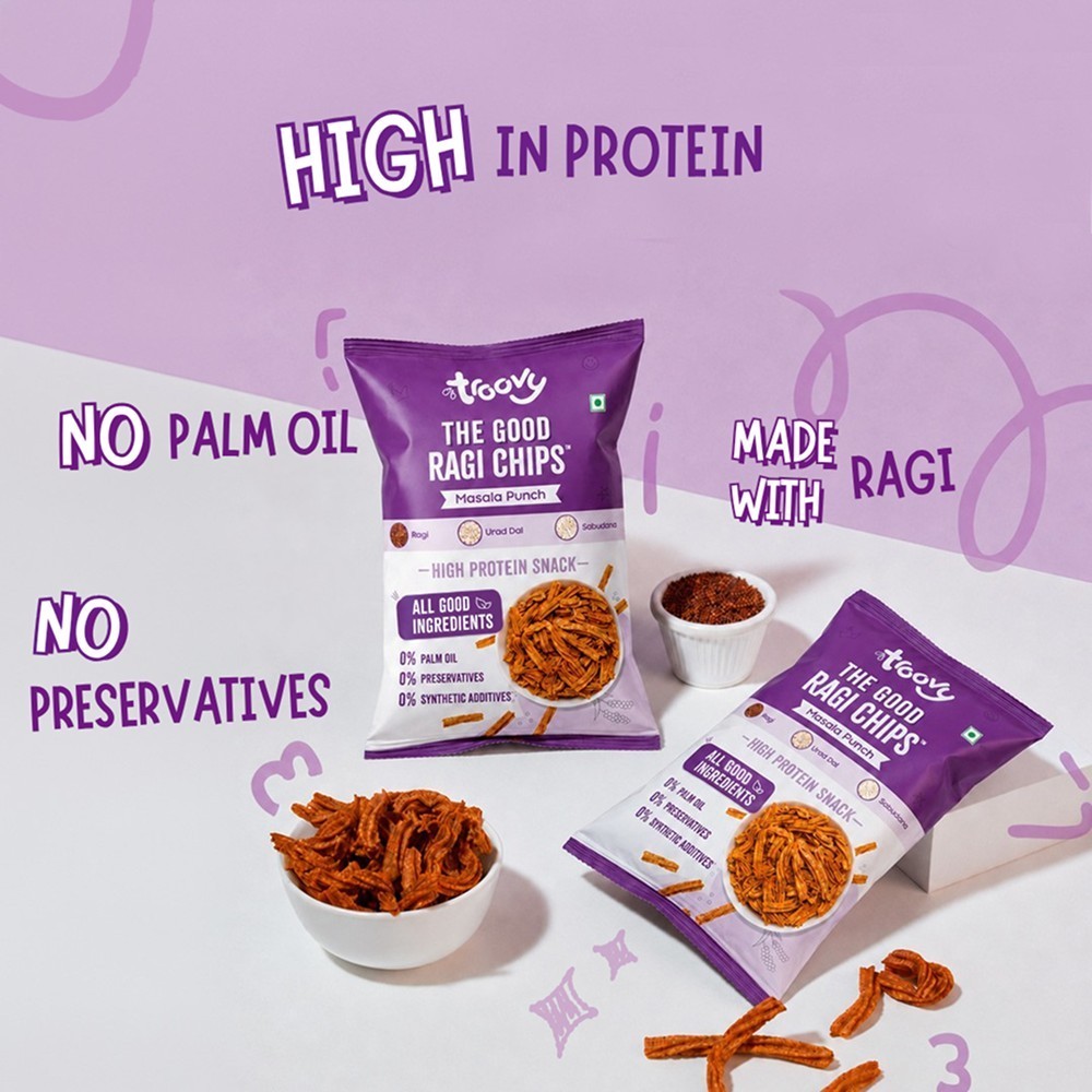 Troovy High Protein Ragi Chips