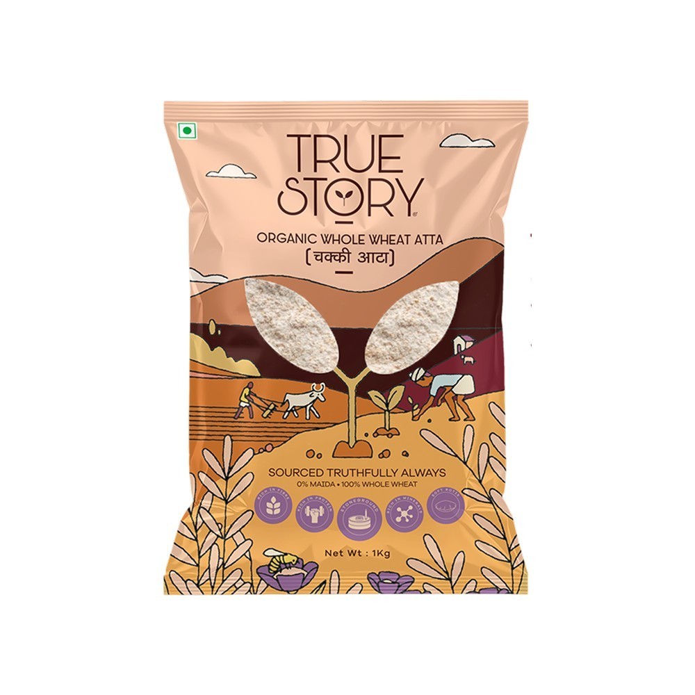 True Story Whole Wheat Organic Atta (Gehun ka Atta)