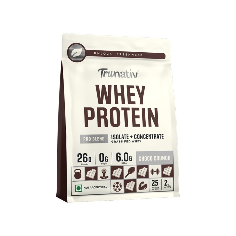 Trunativ Pro Blend Whey Protein Powder (Choco Crunch)