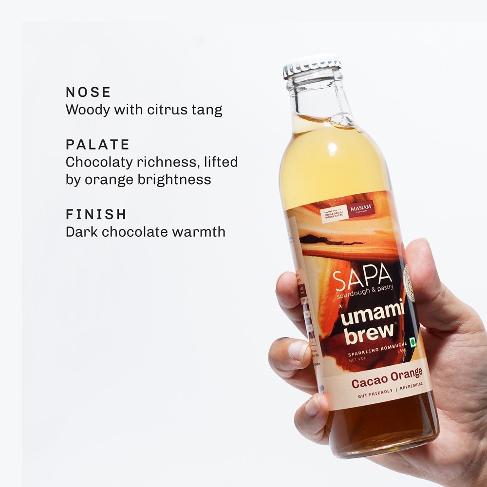 Umami Brew Cacao Orange Kombucha