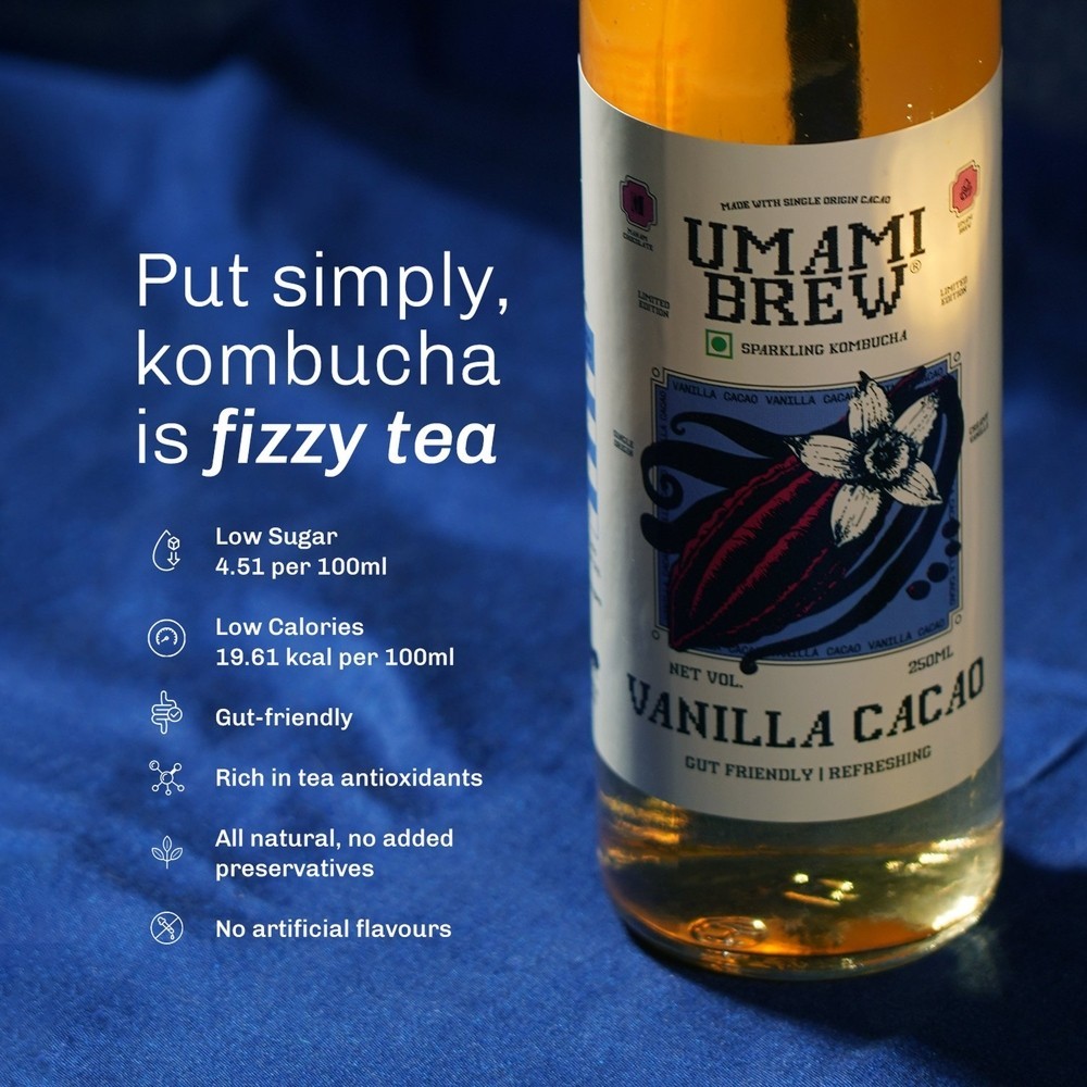 Umami Brew Vanilla Cacao Kombucha