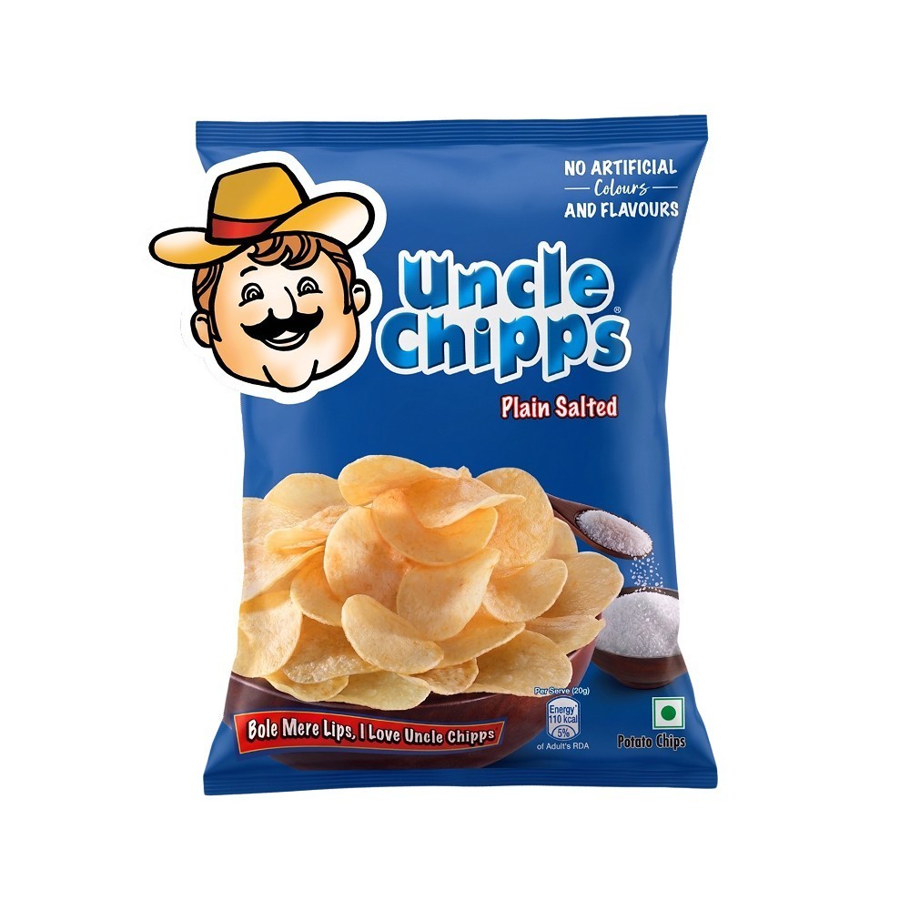 Uncle Chipps Plain Salted Potato Chips