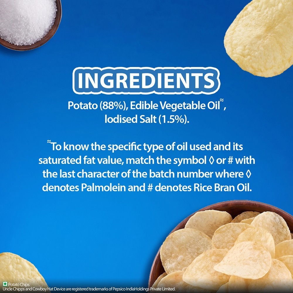Uncle Chipps Potato Chips (Plain Salted)