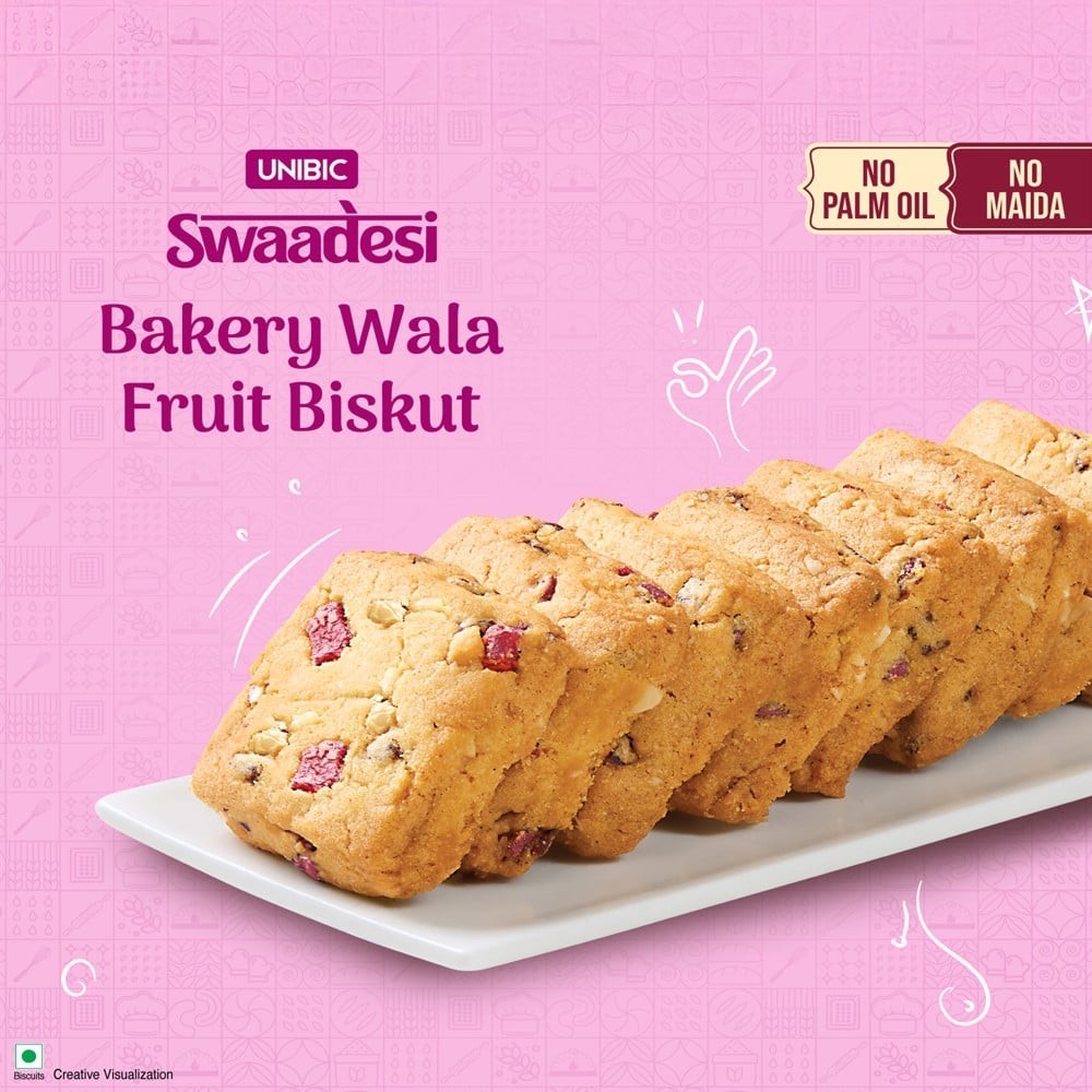 Unibic Swaadesi Fruit Biskut Bakery Cookies