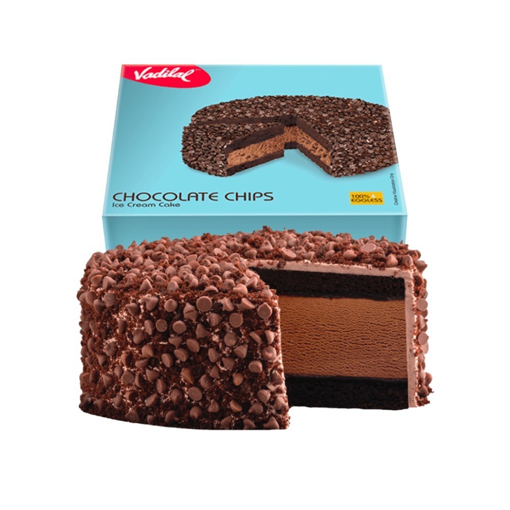 Vadilal Chocolate Chips Ice Cream Cake