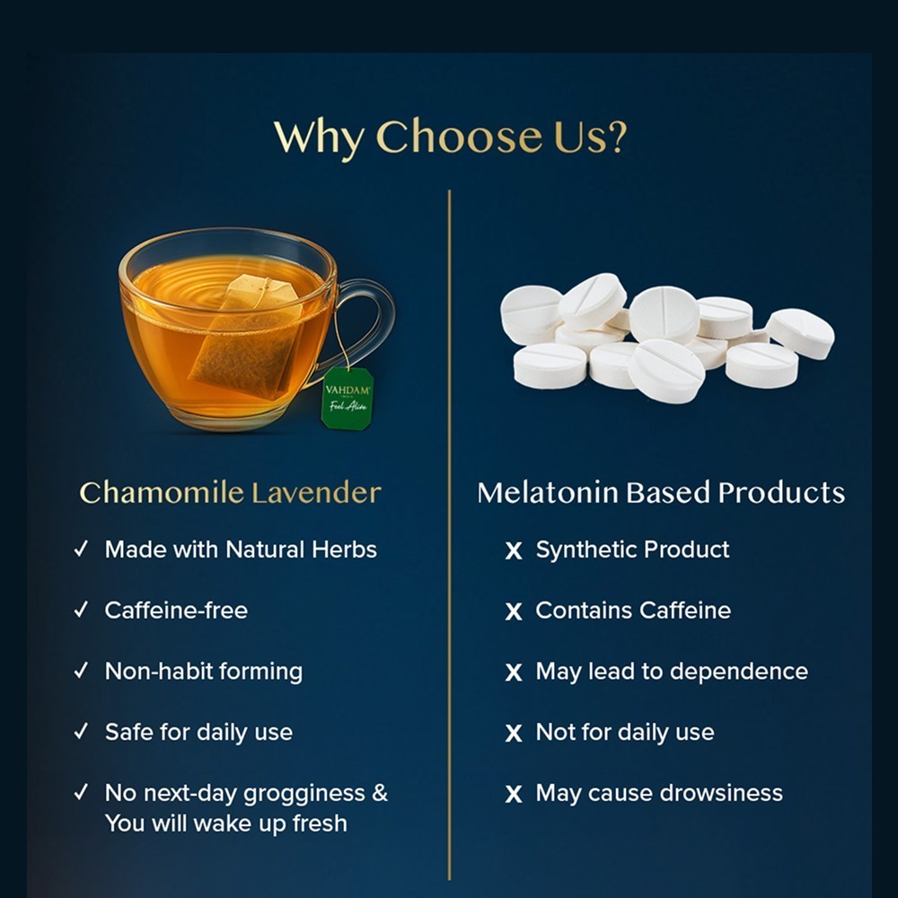 Vahdam Chamomile Lavender Herbal Infusion