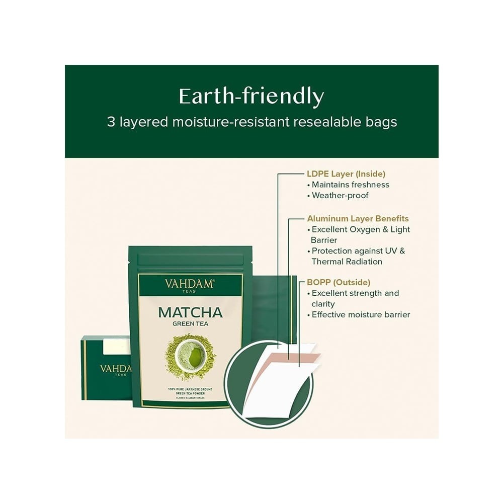 Vahdam Japanese Matcha Green Tea