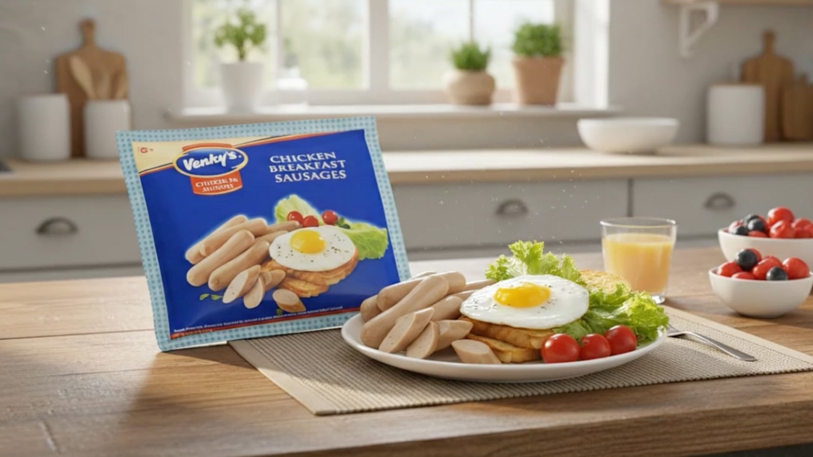 Venky's Breakfast Chicken Sausage (Frozen)