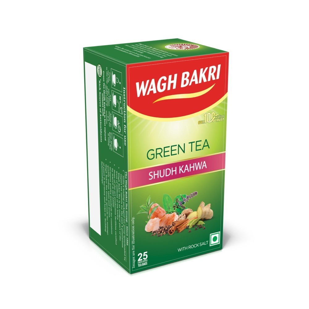 Wagh Bakri Sudh Kahwa Green Tea