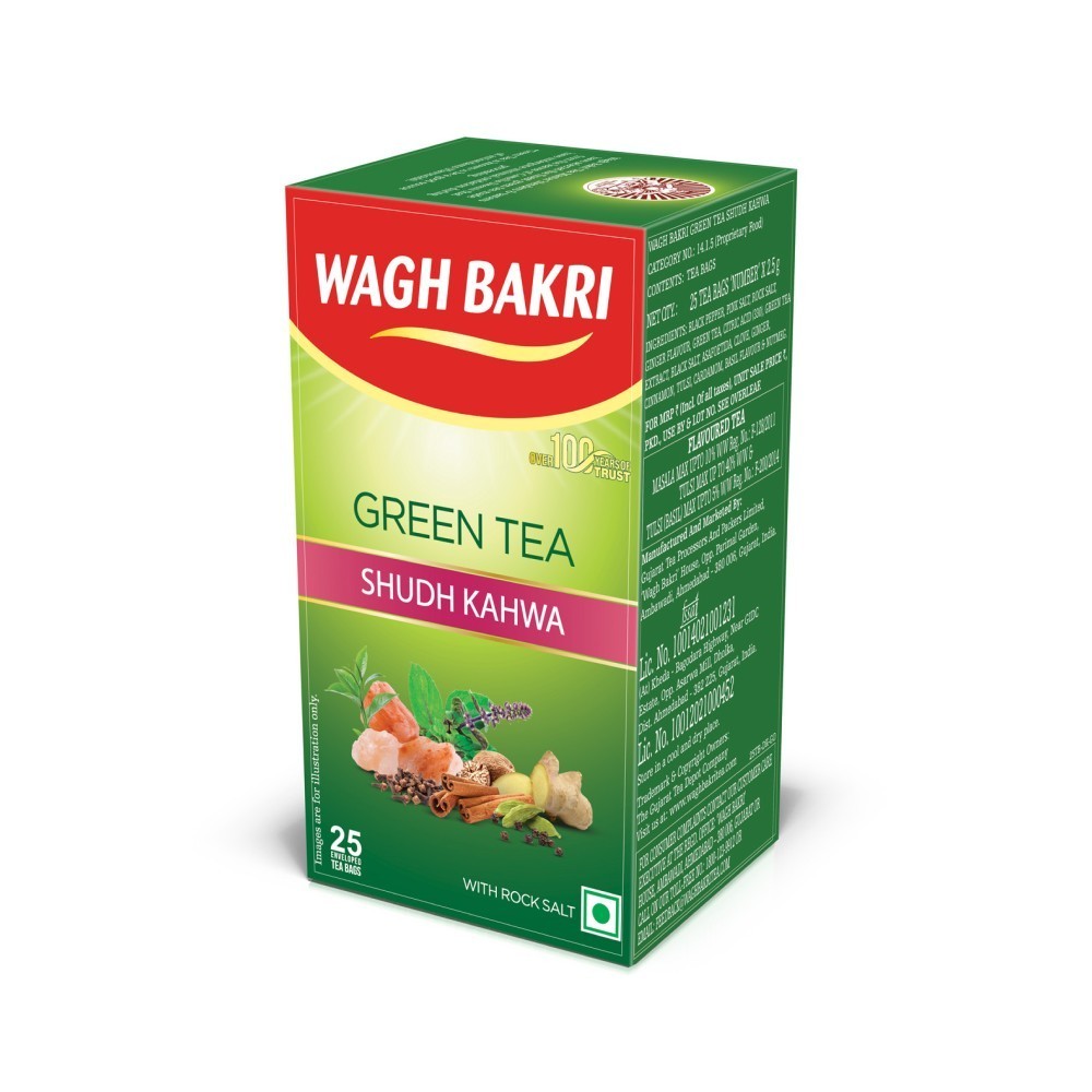 Wagh Bakri Sudh Kahwa Green Tea
