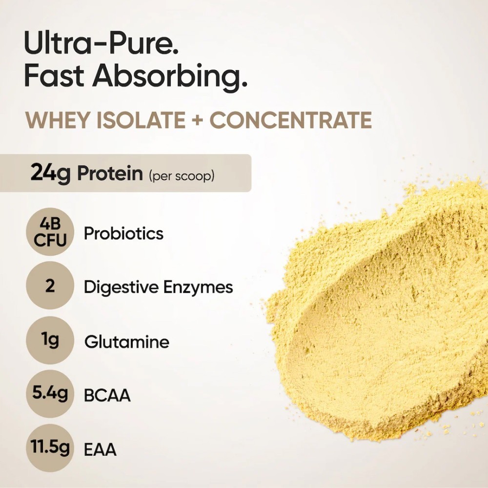 Wellbeing Nutrition Whey Protein Isolate + Concentrate (Mango)