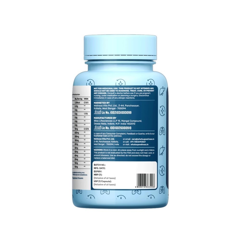 What's Up Wellness Liver & Lung Detox Supplement