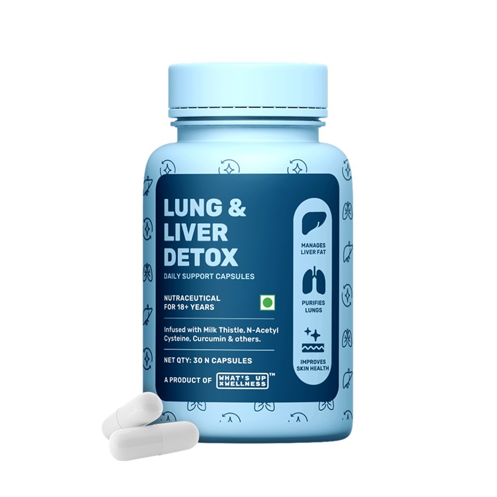 What's Up Wellness Liver & Lung Detox Supplement