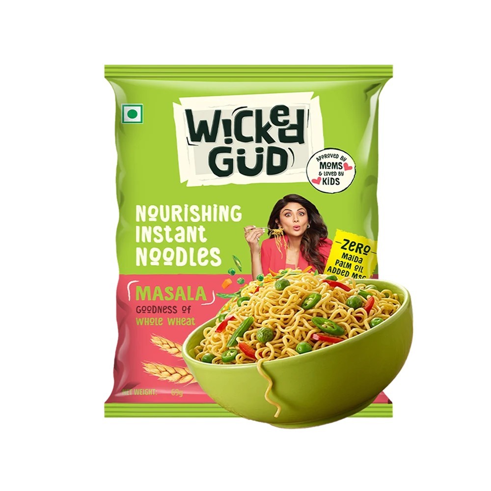 WickedGud Masala No Maida & No Oil Instant Noodles
