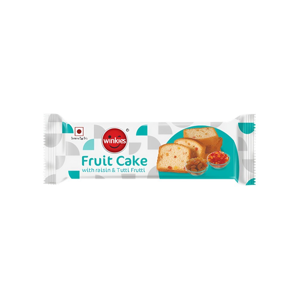 Winkies Fruit Cake with Raisins & Tutti Frutti