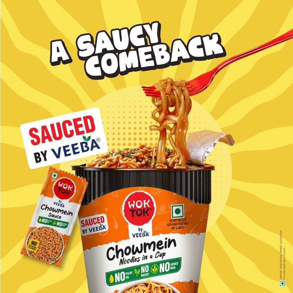 Wok Tok by Veeba Chowmein Cup Noodles
