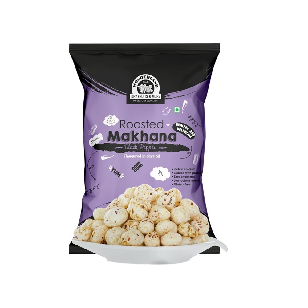 Wonderland Foods Black Pepper Flavoured Makhana