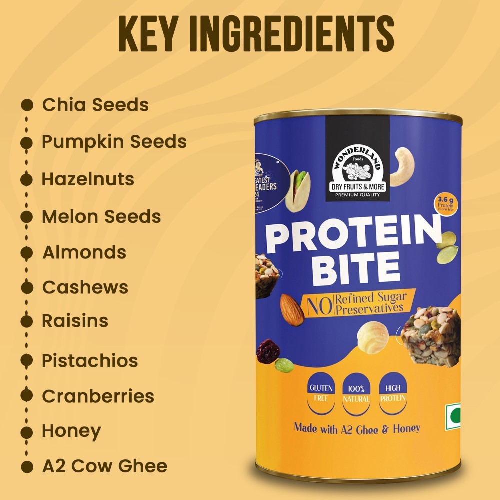 Wonderland Foods Nuts & Seeds Protein Bites