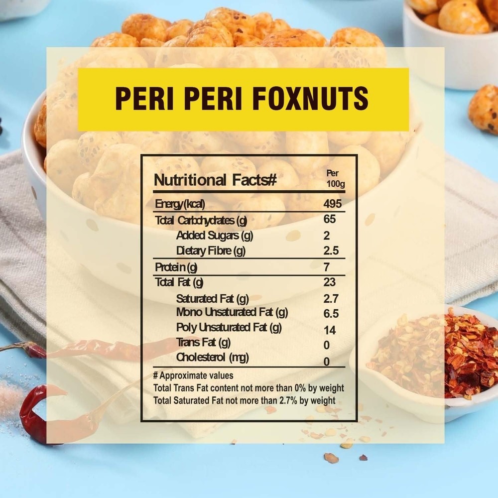 Wonderland Foods Peri Peri Flavoured Makhana