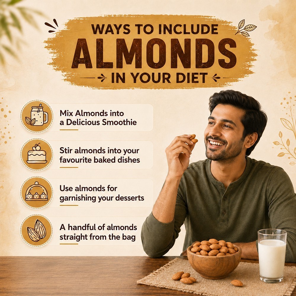 Wonderland Foods Raw California Almonds - 1 kg