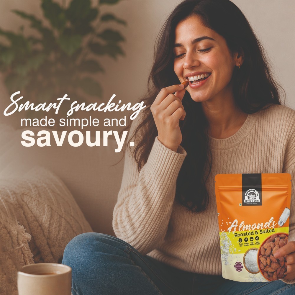 Wonderland Foods Roasted & Salted Flavoured Almonds