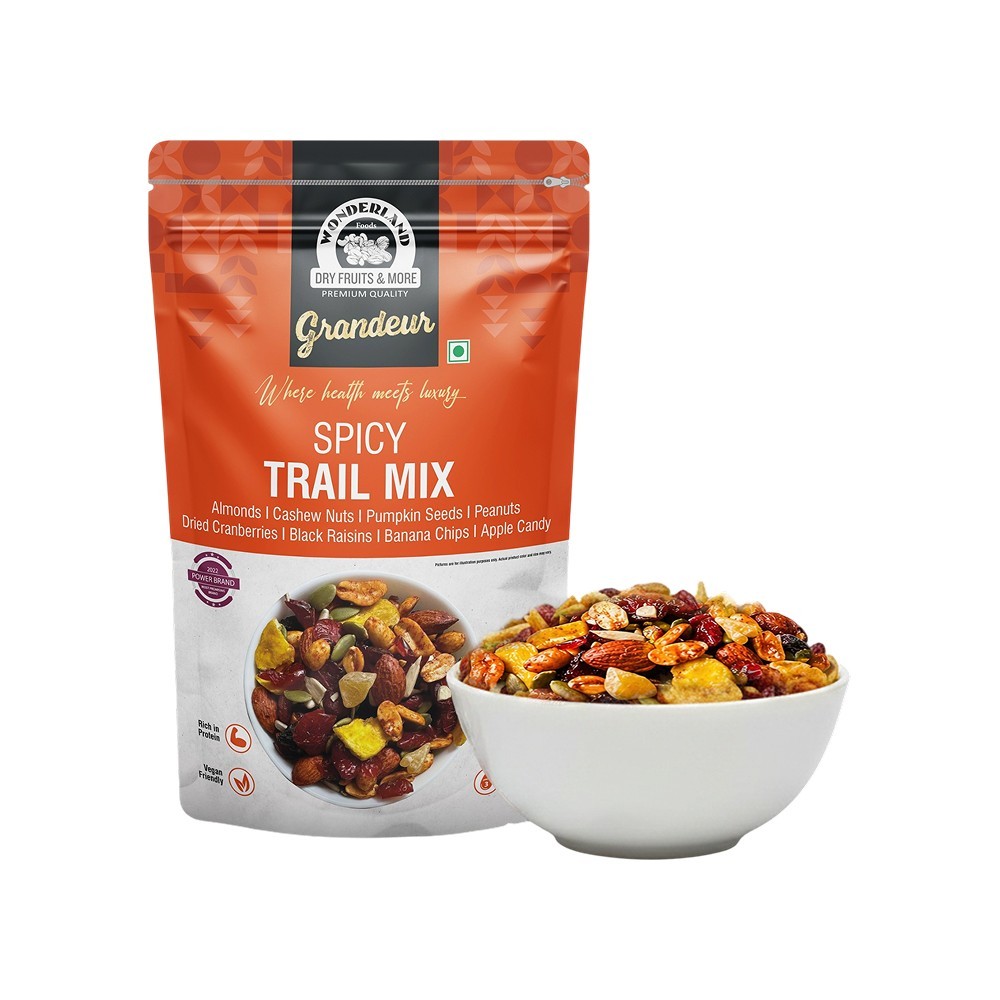 Wonderland Foods Spicy Trail Mix - Nuts & Seed Mix