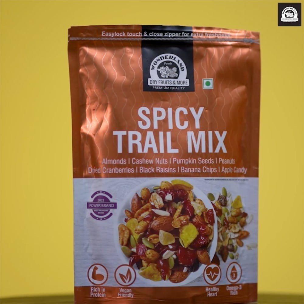 Wonderland Foods Spicy Trail Mix - Nuts & Seed Mix