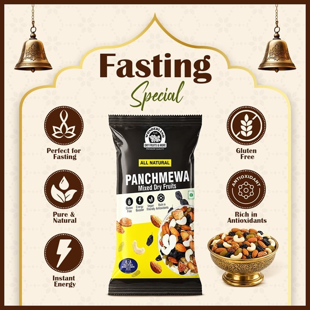 Wonderland Foods Vrat Panchmeva Dry Fruits Mix