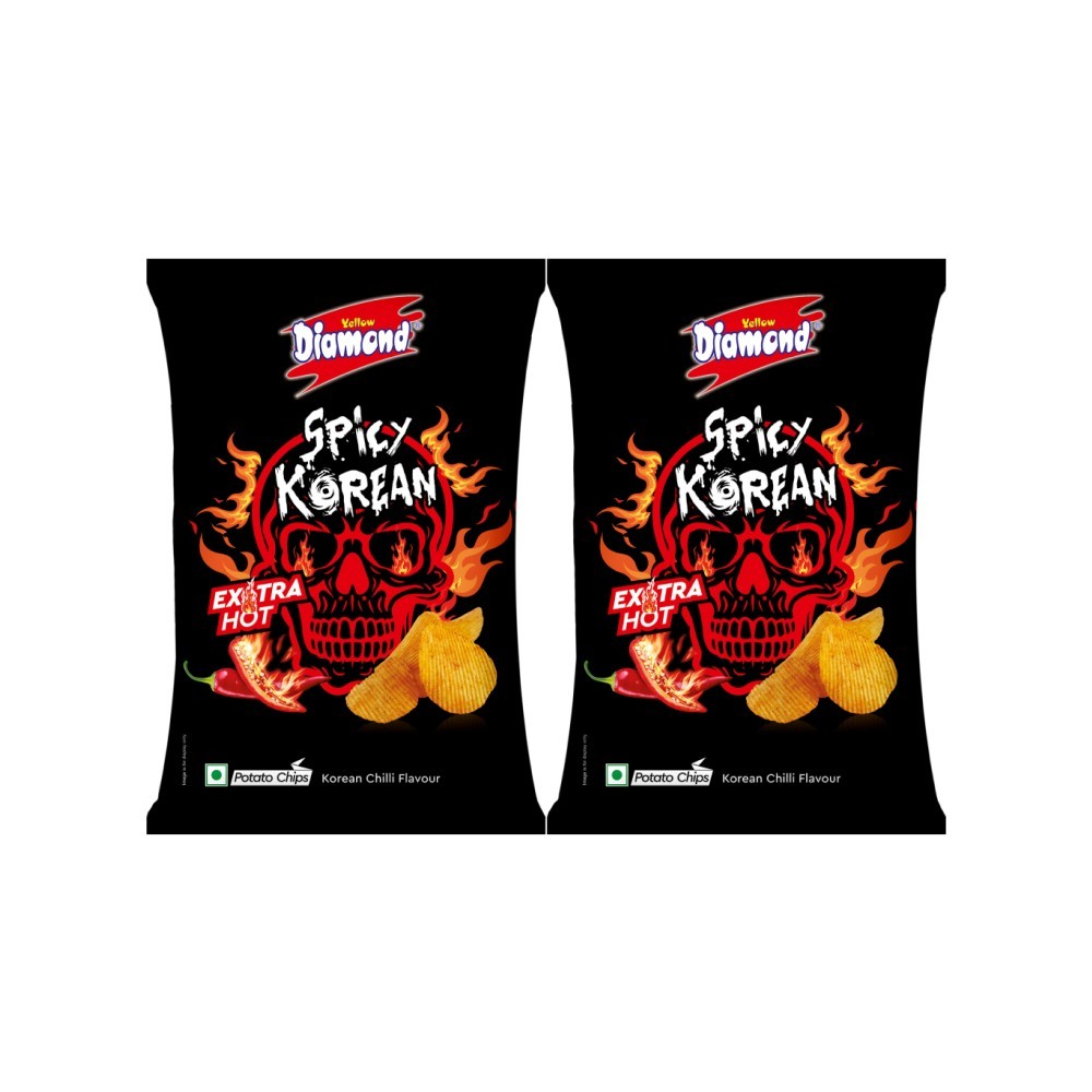 Yellow Diamond Spicy Korean Potato Chips