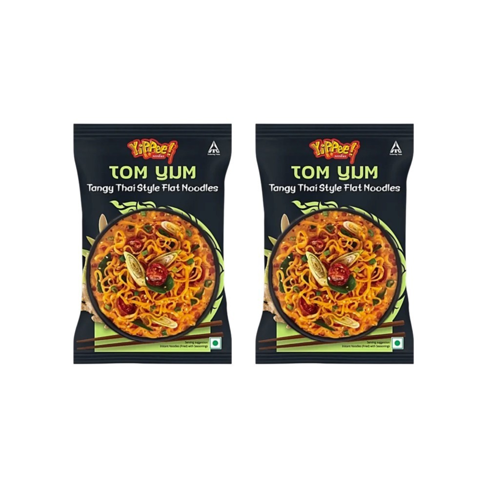 Yippee Tom Yum Thai Noodles Tangy & Zesty Delight