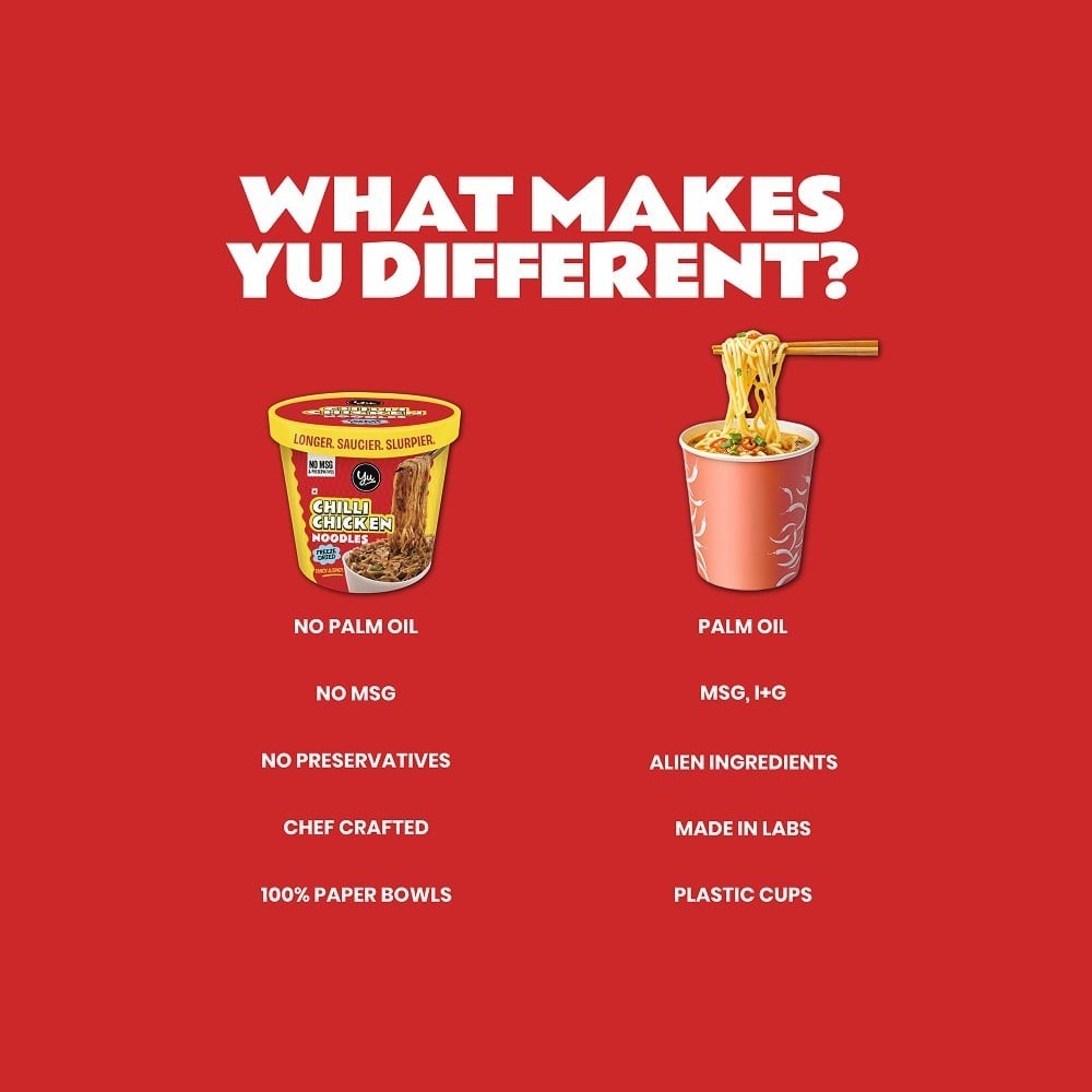 Yu Chilli Chicken Instant Cup Noodles