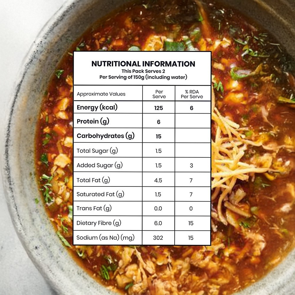 Yu Veg Manchow Soup with Crispy Noodles (Whole Wheat) +  Sweet Corn Soup with Crispy Noodles (Whole Wheat) Combo