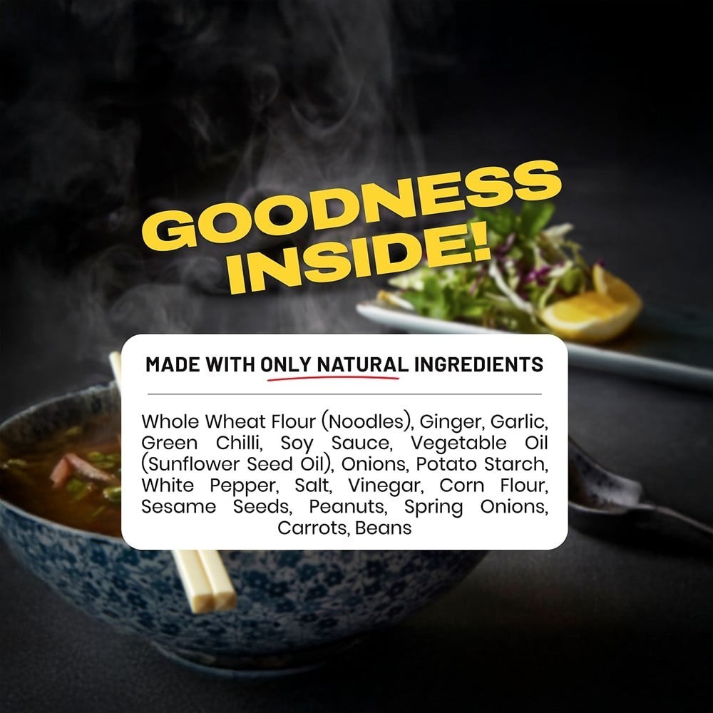 Yu Veg Manchow Soup with Crispy Noodles (Whole Wheat) +  Sweet Corn Soup with Crispy Noodles (Whole Wheat) Combo