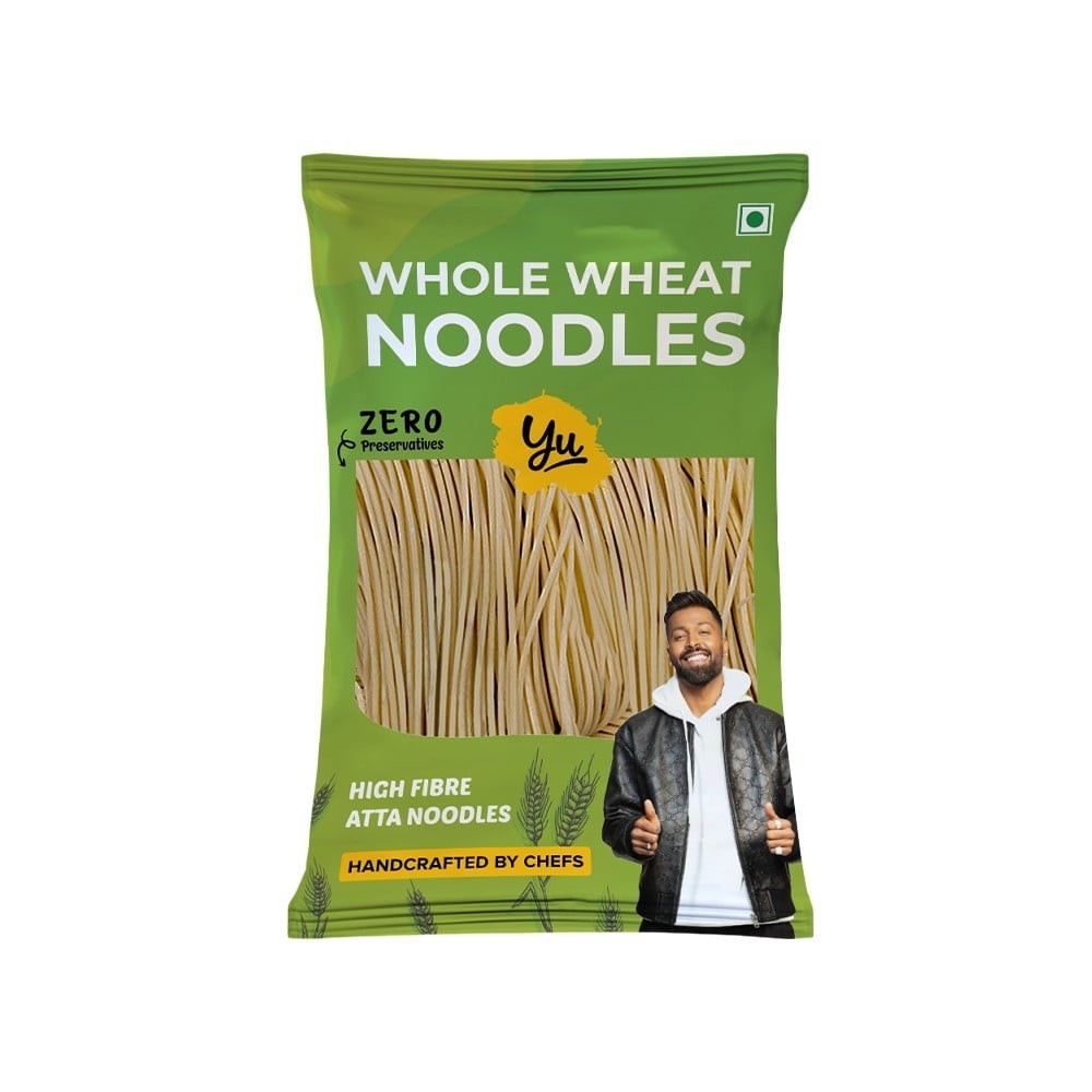 Yu Whole Wheat Noodles (Zero Maida) +  Whole Wheat Roasted Vermicelli Combo