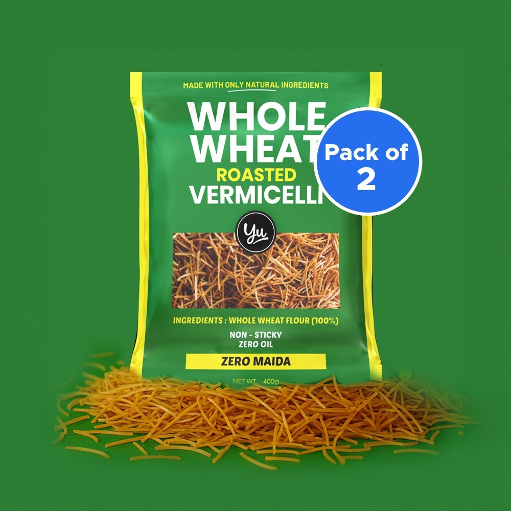 Yu Whole Wheat Roasted Vermicelli - Pack of 2