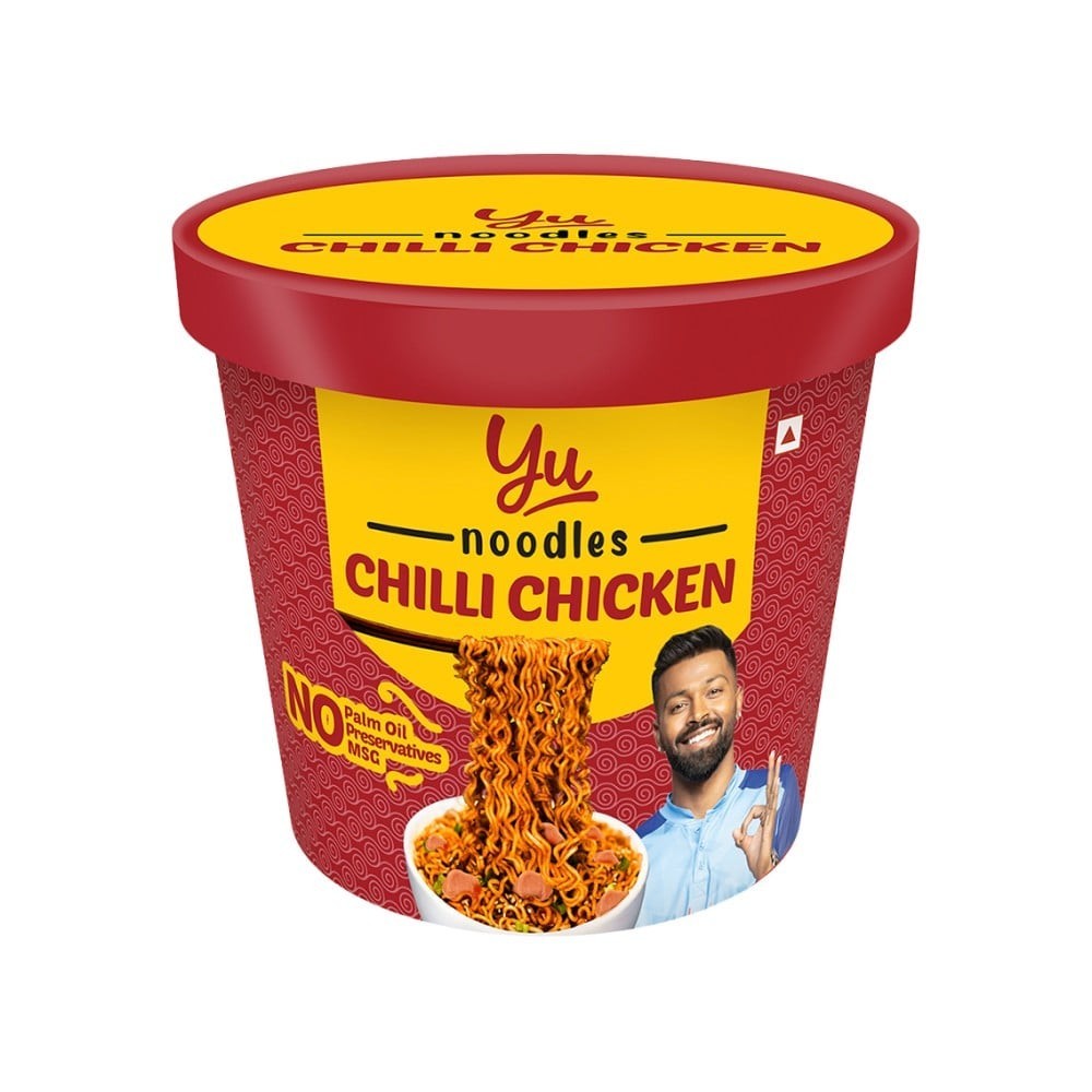 Yu Zingy Cheese Instant Cup Noodles +  Chilli Chicken Instant Cup Noodles Combo