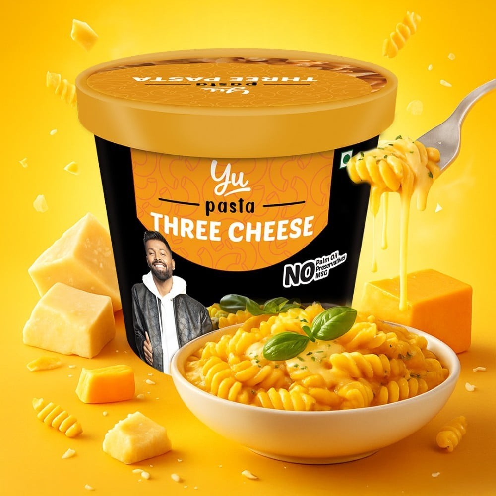 Yu Zingy Cheese Instant Cup Noodles +  Three Cheese Instant Pasta Cup Combo