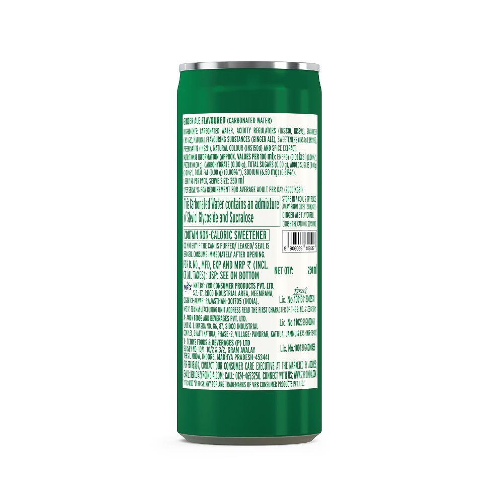 Zyro by Karan Aujla Skinny Pop Ginger Ale