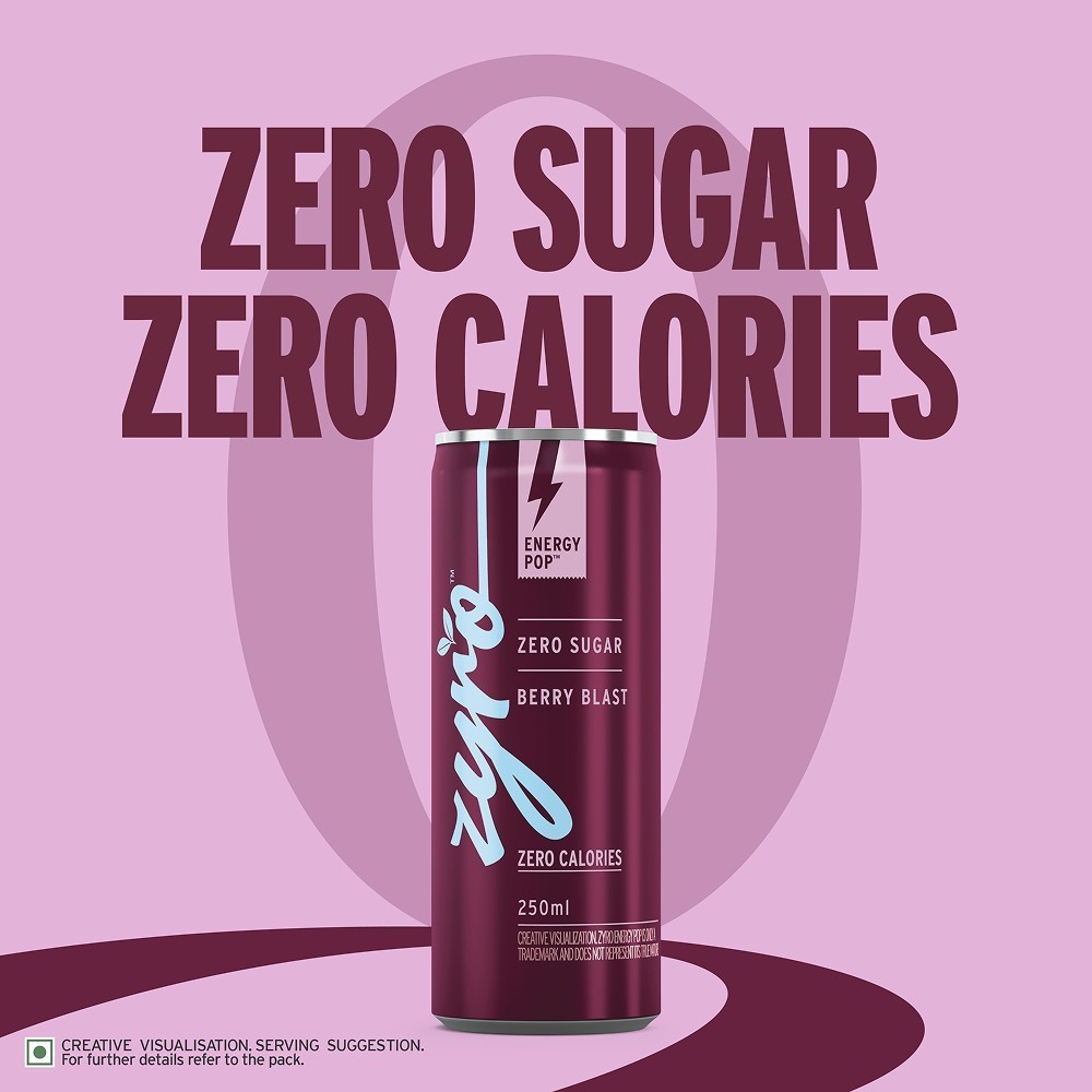 Zyro by Karan Aujla Zero Sugar Drink - Berry Blast
