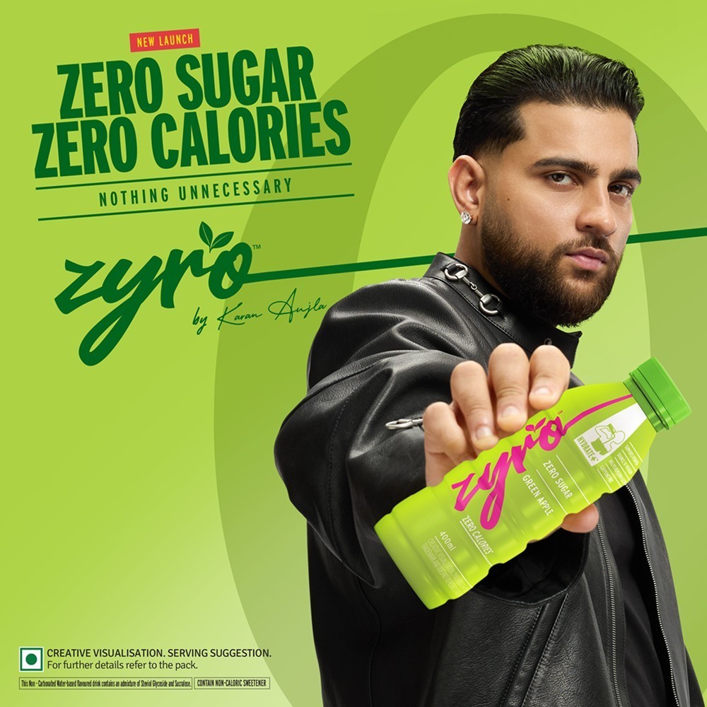 Zyro by Karan Aujla Zero Sugar Hydration Drink - Green Apple