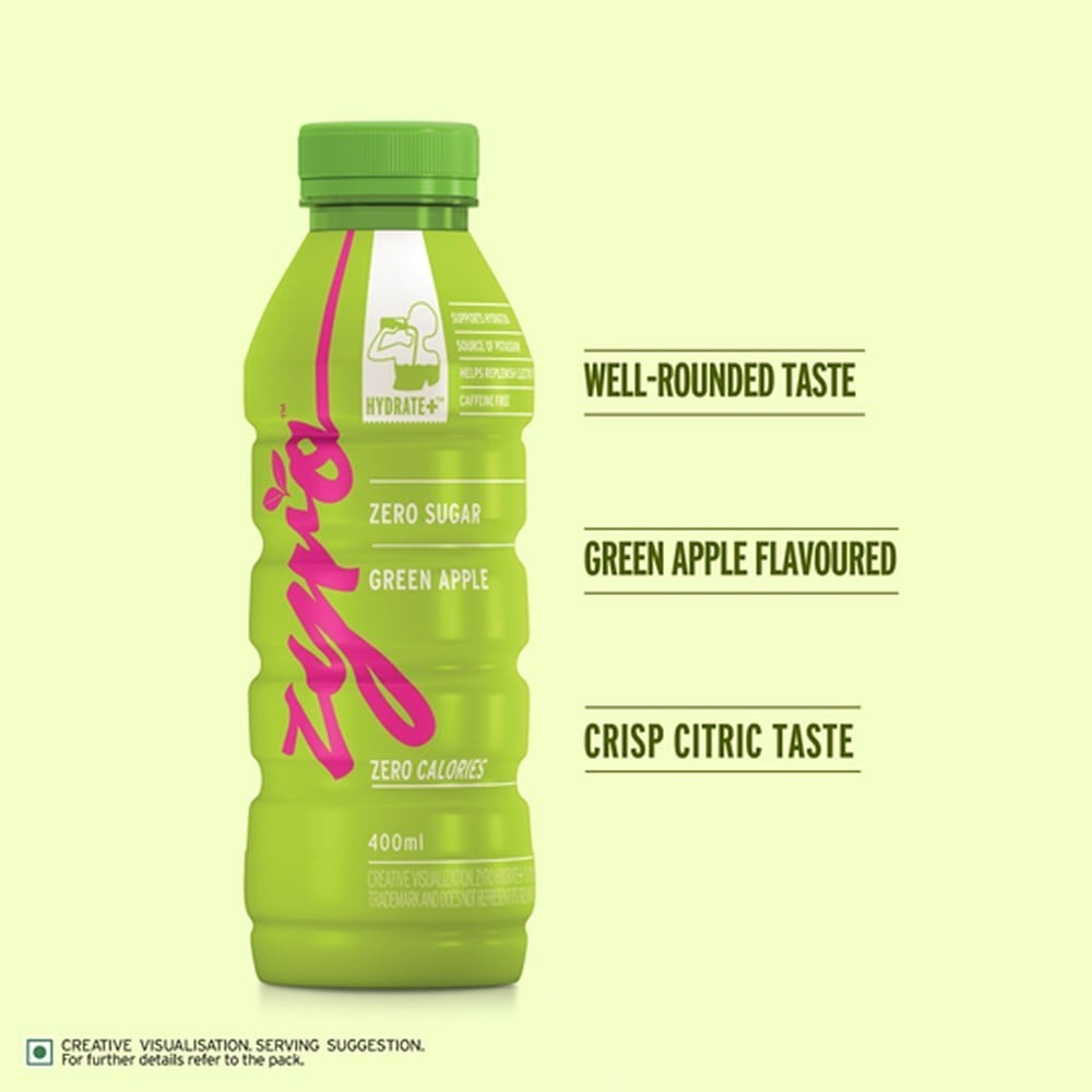 Zyro by Karan Aujla Zero Sugar Hydration Drink - Green Apple