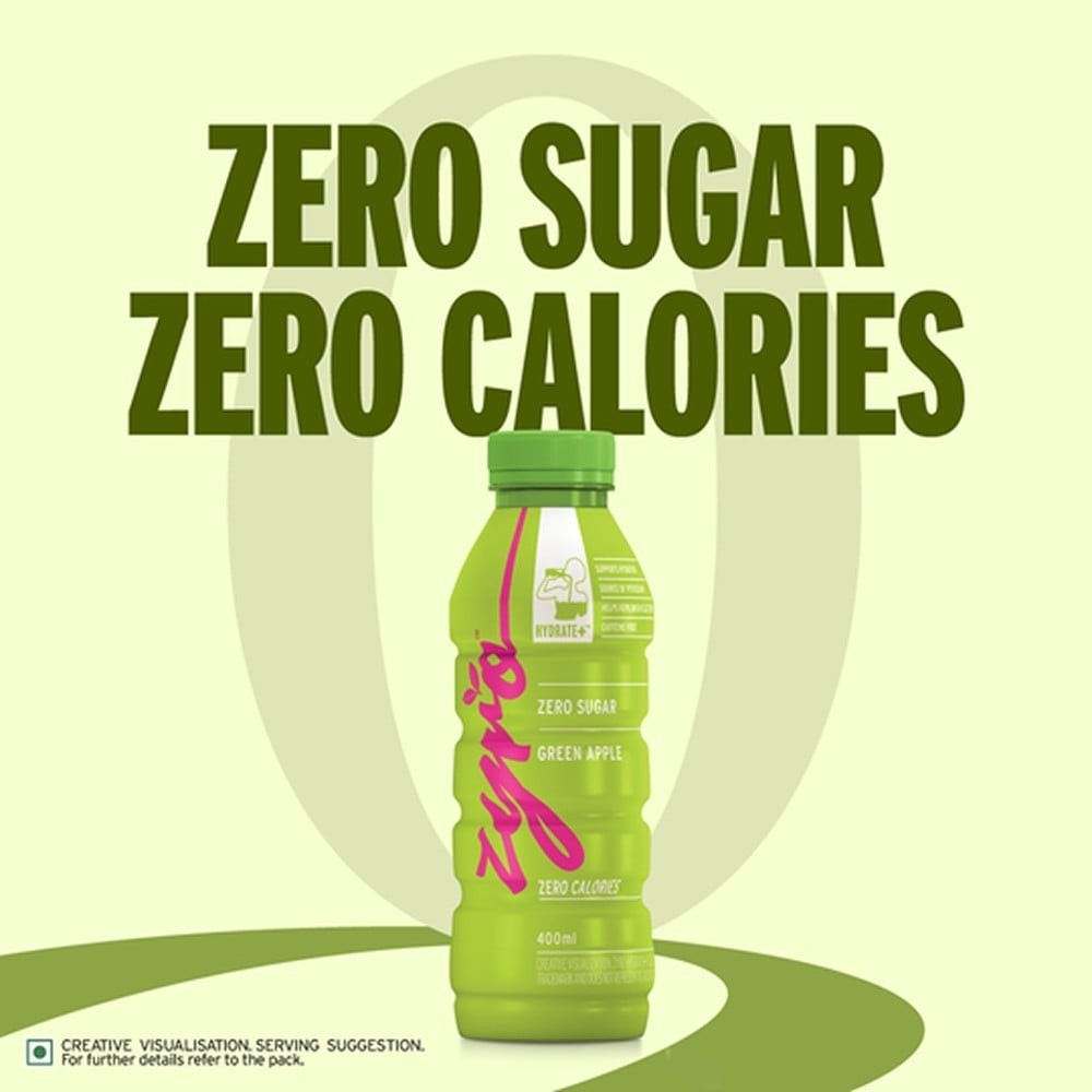 Zyro by Karan Aujla Zero Sugar Hydration Drink - Green Apple